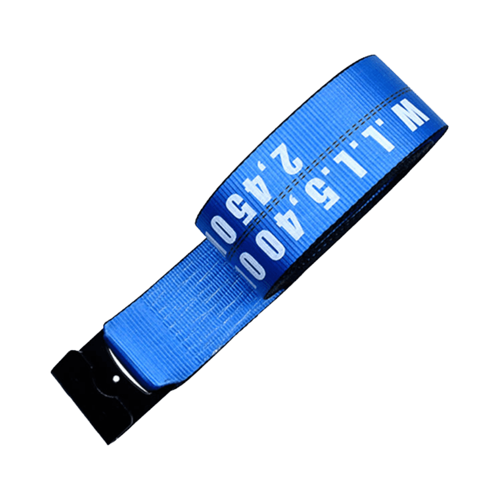 ফ্ল্যাট হুক সহ 4 X 27' উইঞ্চ স্ট্র্যাপ