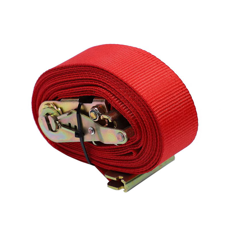 2'' X 12' লাল ই-ট্র্যাক র্যাচেট স্ট্র্যাপ