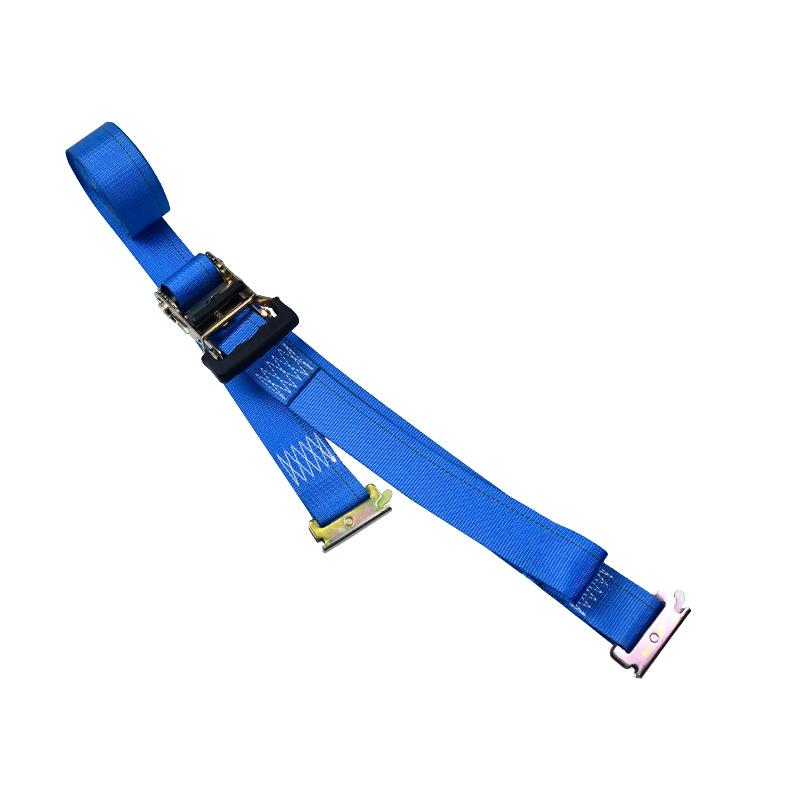 2'' X 12' স্ট্যান্ডার্ড 4' ফিক্সড এন্ড ই-ট্র্যাক র্যাচেট স্ট্র্যাপ